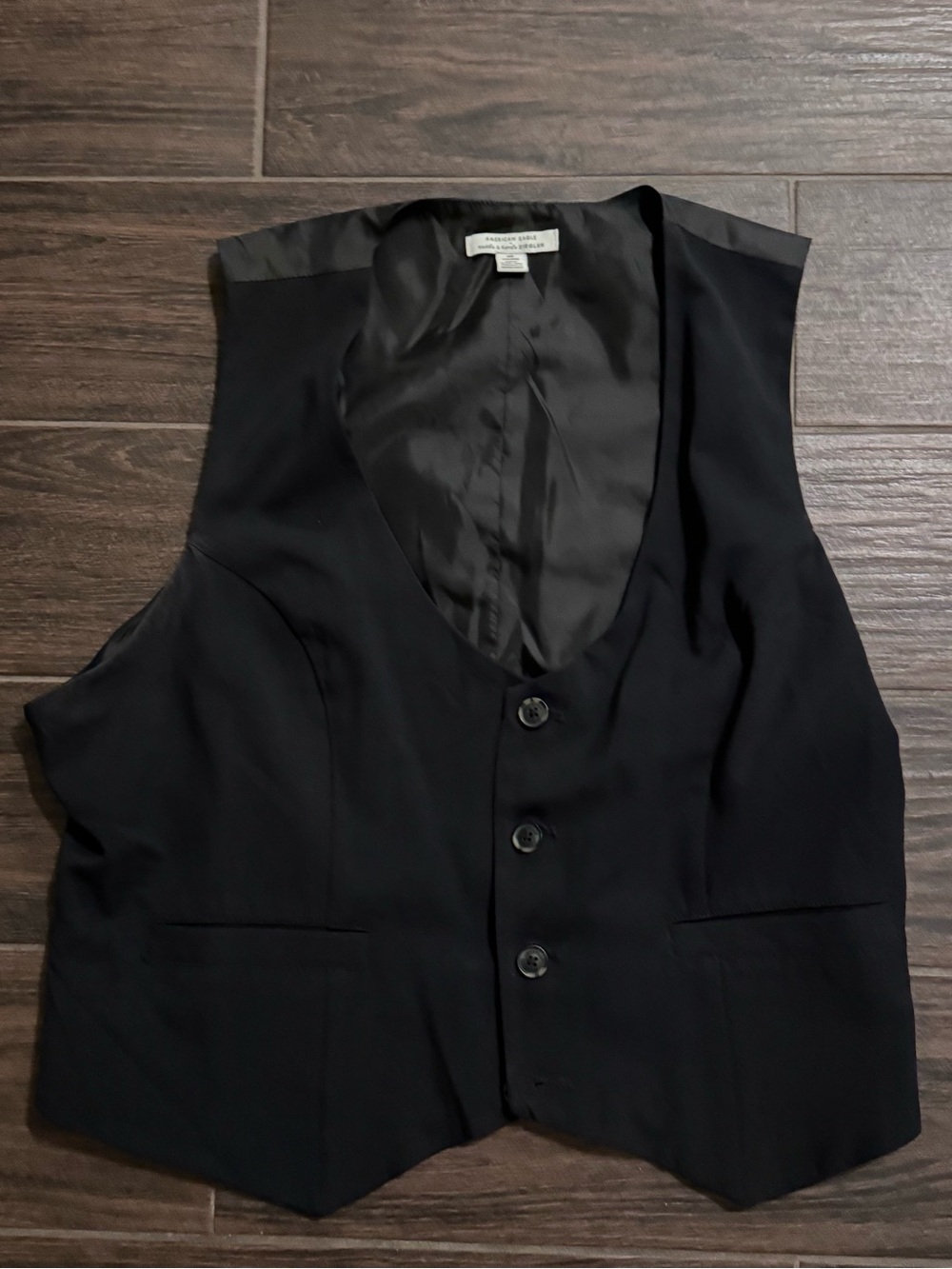 Kenneth Cole Black Men's Dress Vest